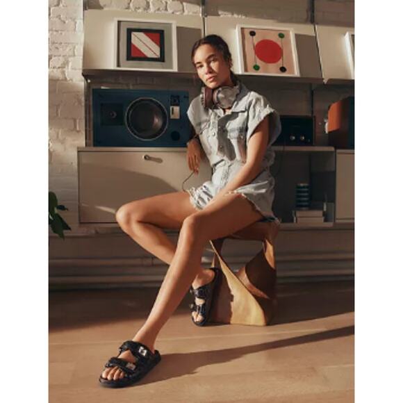 NEW Steve Madden Denim Romper Size Medium Light Blue Cotton Calliope Jean Outfit - Picture 15 of 15